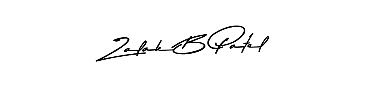 This is the best signature style for the Zalak B Patel name. Also you like these signature font (Asem Kandis PERSONAL USE). Mix name signature. Zalak B Patel signature style 9 images and pictures png