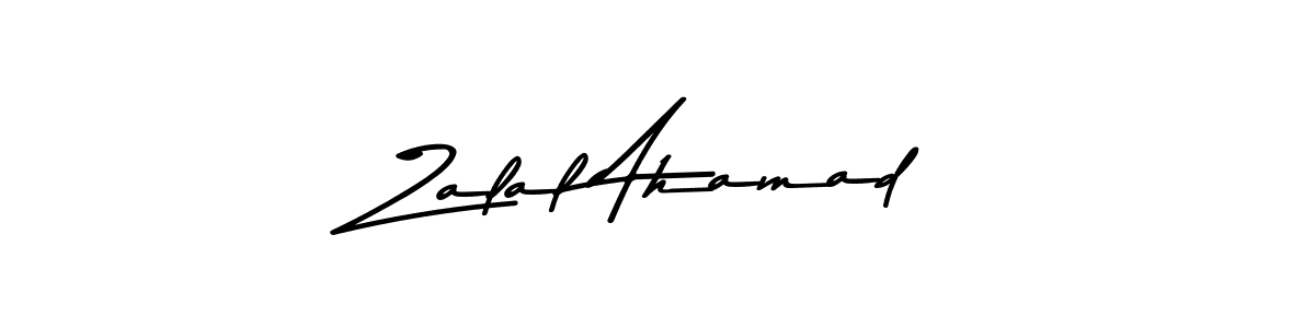 Make a beautiful signature design for name Zalal Ahamad. Use this online signature maker to create a handwritten signature for free. Zalal Ahamad signature style 9 images and pictures png