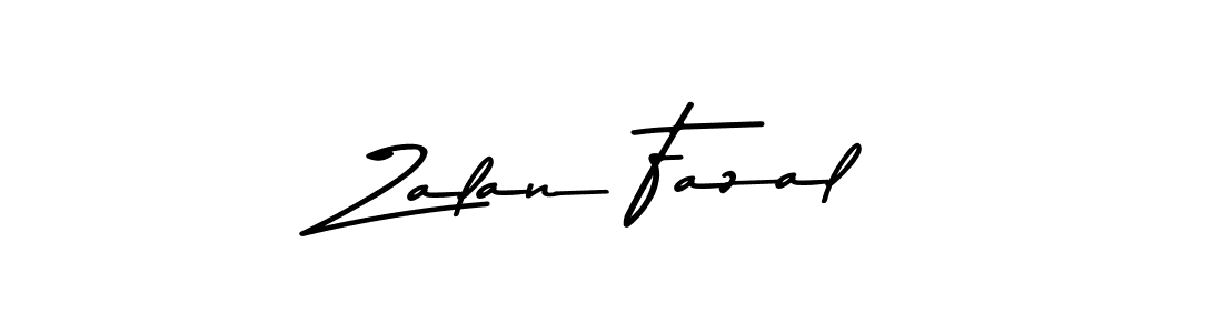Use a signature maker to create a handwritten signature online. With this signature software, you can design (Asem Kandis PERSONAL USE) your own signature for name Zalan Fazal. Zalan Fazal signature style 9 images and pictures png