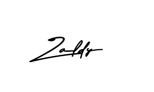 Also we have Zaldy name is the best signature style. Create professional handwritten signature collection using Asem Kandis PERSONAL USE autograph style. Zaldy signature style 9 images and pictures png