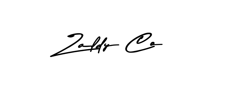 Use a signature maker to create a handwritten signature online. With this signature software, you can design (Asem Kandis PERSONAL USE) your own signature for name Zaldy Co. Zaldy Co signature style 9 images and pictures png