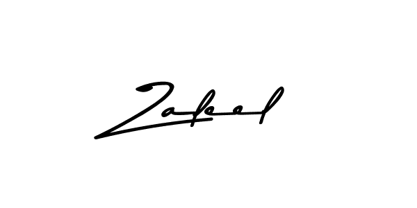 How to make Zaleel signature? Asem Kandis PERSONAL USE is a professional autograph style. Create handwritten signature for Zaleel name. Zaleel signature style 9 images and pictures png