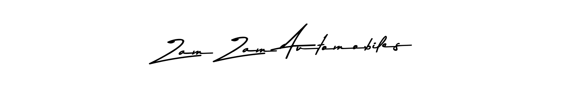 Use a signature maker to create a handwritten signature online. With this signature software, you can design (Asem Kandis PERSONAL USE) your own signature for name Zam Zam Automobiles. Zam Zam Automobiles signature style 9 images and pictures png