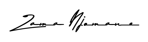 Download transparent PNG signature for name Zama Njomane styled with Asem Kandis PERSONAL USE font. Ready to paste directly into PDF and Word agreements. Zama Njomane signature style 9 images and pictures png
