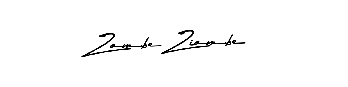 Use a signature maker to create a handwritten signature online. With this signature software, you can design (Asem Kandis PERSONAL USE) your own signature for name Zambe Ziambe. Zambe Ziambe signature style 9 images and pictures png