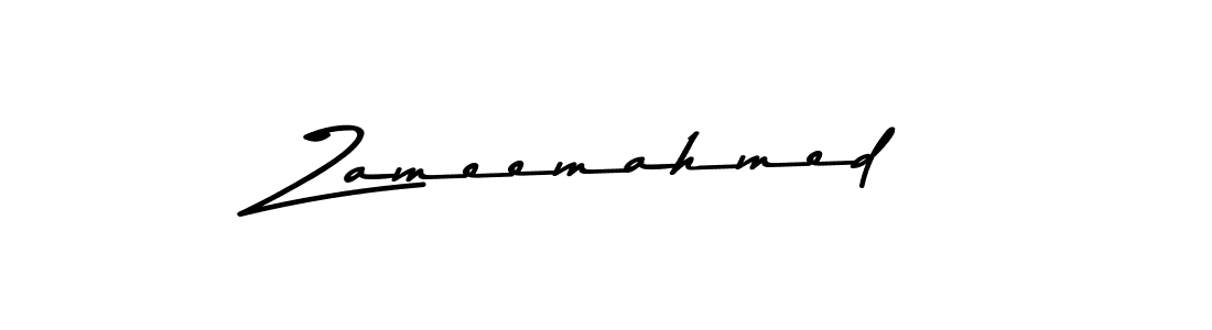 Create a beautiful signature design for name Zameemahmed. With this signature (Asem Kandis PERSONAL USE) fonts, you can make a handwritten signature for free. Zameemahmed signature style 9 images and pictures png