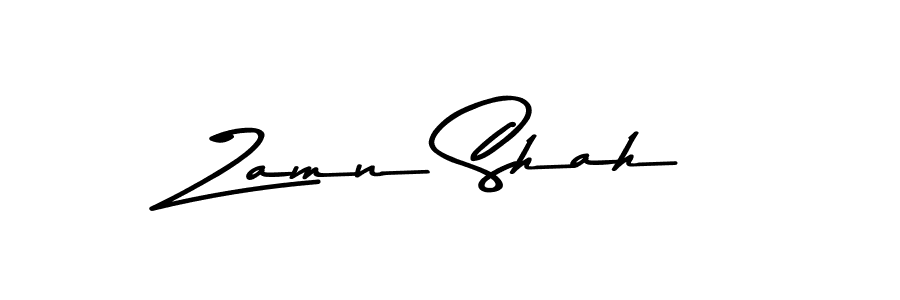 Also You can easily find your signature by using the search form. We will create Zamn Shah name handwritten signature images for you free of cost using Asem Kandis PERSONAL USE sign style. Zamn Shah signature style 9 images and pictures png