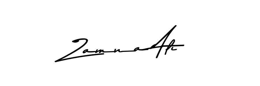 Also You can easily find your signature by using the search form. We will create Zamna Ali name handwritten signature images for you free of cost using Asem Kandis PERSONAL USE sign style. Zamna Ali signature style 9 images and pictures png