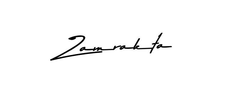 if you are searching for the best signature style for your name Zamrakta. so please give up your signature search. here we have designed multiple signature styles  using Asem Kandis PERSONAL USE. Zamrakta signature style 9 images and pictures png