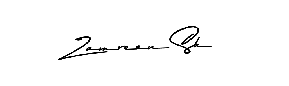 Here are the top 10 professional signature styles for the name Zamreen Sk. These are the best autograph styles you can use for your name. Zamreen Sk signature style 9 images and pictures png