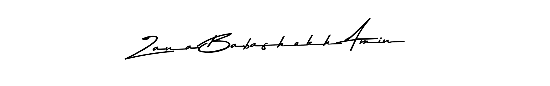 Also You can easily find your signature by using the search form. We will create Zana Babashekh Amin name handwritten signature images for you free of cost using Asem Kandis PERSONAL USE sign style. Zana Babashekh Amin signature style 9 images and pictures png