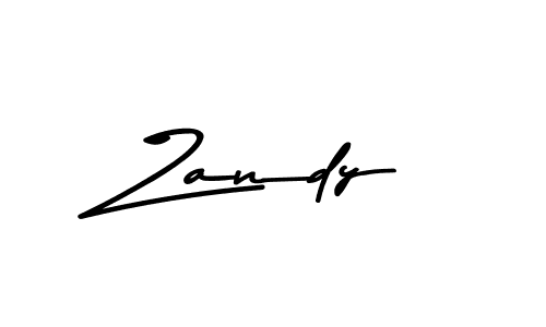 Design your own signature with our free online signature maker. With this signature software, you can create a handwritten (Asem Kandis PERSONAL USE) signature for name Zandy. Zandy signature style 9 images and pictures png