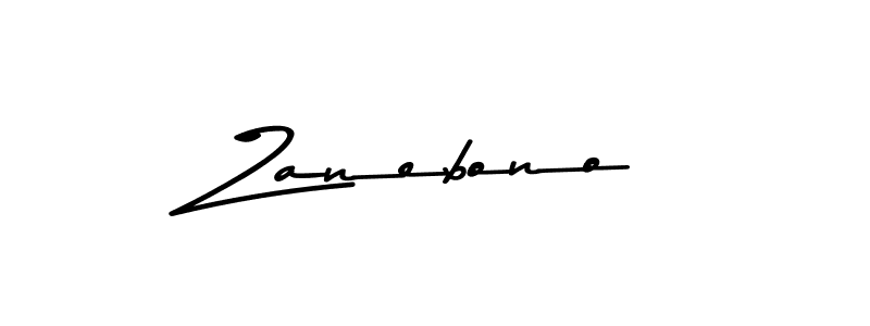 Design your own signature with our free online signature maker. With this signature software, you can create a handwritten (Asem Kandis PERSONAL USE) signature for name Zanebono. Zanebono signature style 9 images and pictures png