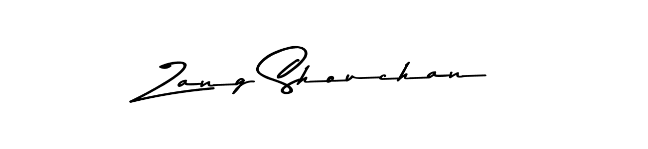 Design your own signature with our free online signature maker. With this signature software, you can create a handwritten (Asem Kandis PERSONAL USE) signature for name Zang Shouchan. Zang Shouchan signature style 9 images and pictures png