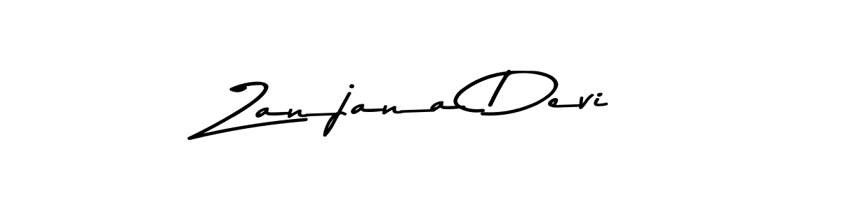 The best way (Asem Kandis PERSONAL USE) to make a short signature is to pick only two or three words in your name. The name Zanjana Devi include a total of six letters. For converting this name. Zanjana Devi signature style 9 images and pictures png