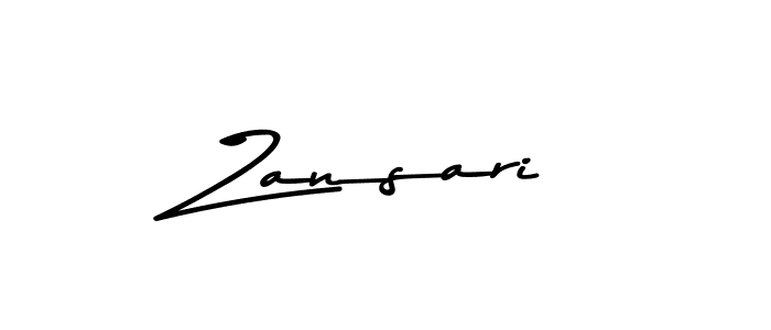 Make a beautiful signature design for name Zansari. Use this online signature maker to create a handwritten signature for free. Zansari signature style 9 images and pictures png