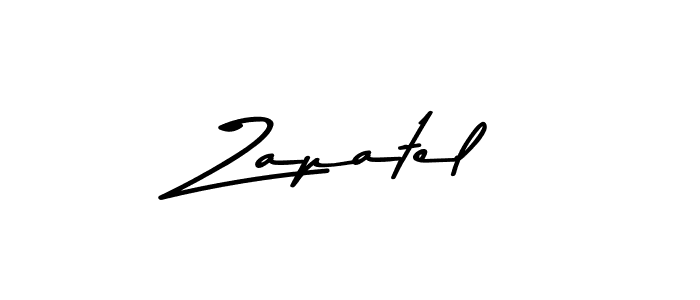 How to Draw Zapatel signature style? Asem Kandis PERSONAL USE is a latest design signature styles for name Zapatel. Zapatel signature style 9 images and pictures png