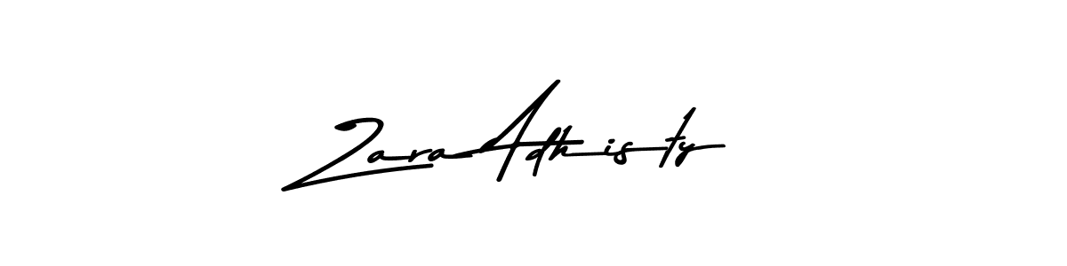 Also You can easily find your signature by using the search form. We will create Zara Adhisty name handwritten signature images for you free of cost using Asem Kandis PERSONAL USE sign style. Zara Adhisty signature style 9 images and pictures png