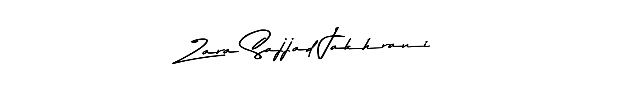 Make a beautiful signature design for name Zara Sajjad Jakhrani. Use this online signature maker to create a handwritten signature for free. Zara Sajjad Jakhrani signature style 9 images and pictures png