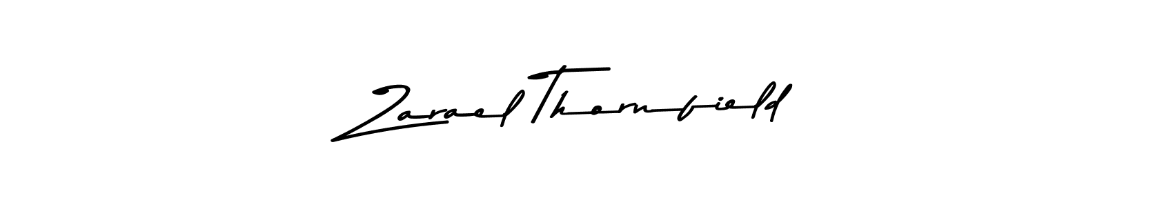 How to make Zarael Thornfield signature? Asem Kandis PERSONAL USE is a professional autograph style. Create handwritten signature for Zarael Thornfield name. Zarael Thornfield signature style 9 images and pictures png