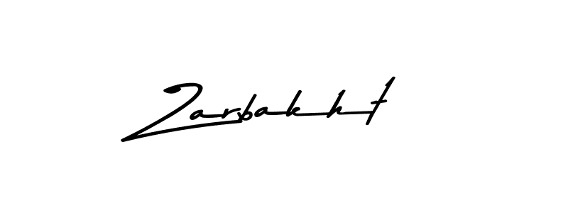 if you are searching for the best signature style for your name Zarbakht. so please give up your signature search. here we have designed multiple signature styles  using Asem Kandis PERSONAL USE. Zarbakht signature style 9 images and pictures png