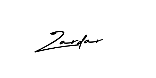 Design your own signature with our free online signature maker. With this signature software, you can create a handwritten (Asem Kandis PERSONAL USE) signature for name Zardar. Zardar signature style 9 images and pictures png