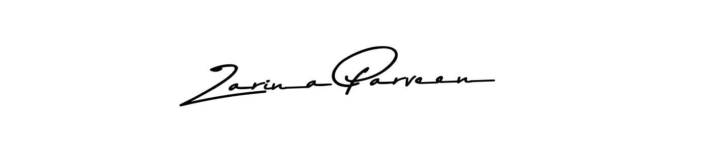 Make a beautiful signature design for name Zarina Parveen. With this signature (Asem Kandis PERSONAL USE) style, you can create a handwritten signature for free. Zarina Parveen signature style 9 images and pictures png