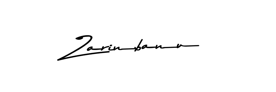 Design your own signature with our free online signature maker. With this signature software, you can create a handwritten (Asem Kandis PERSONAL USE) signature for name Zarinbanu. Zarinbanu signature style 9 images and pictures png