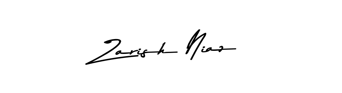 Use a signature maker to create a handwritten signature online. With this signature software, you can design (Asem Kandis PERSONAL USE) your own signature for name Zarish Niaz. Zarish Niaz signature style 9 images and pictures png