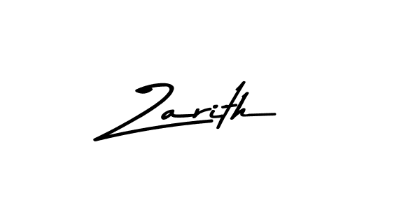 Use a signature maker to create a handwritten signature online. With this signature software, you can design (Asem Kandis PERSONAL USE) your own signature for name Zarith. Zarith signature style 9 images and pictures png