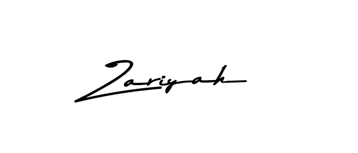 How to make Zariyah signature? Asem Kandis PERSONAL USE is a professional autograph style. Create handwritten signature for Zariyah name. Zariyah signature style 9 images and pictures png