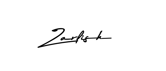 Also we have Zarlish name is the best signature style. Create professional handwritten signature collection using Asem Kandis PERSONAL USE autograph style. Zarlish signature style 9 images and pictures png