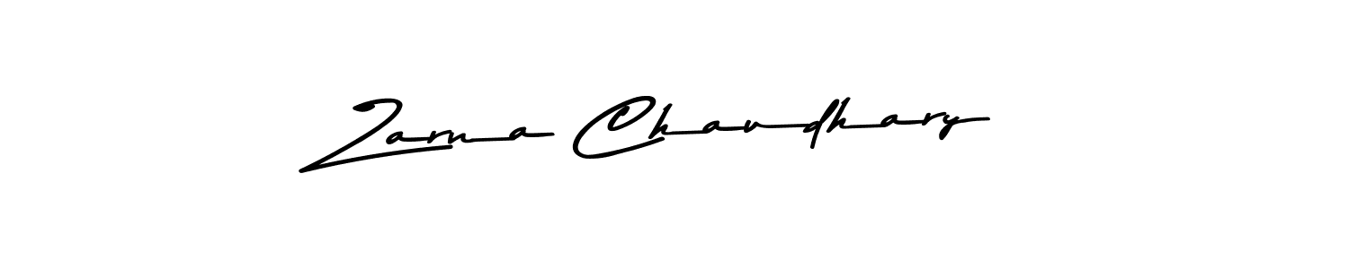 Use a signature maker to create a handwritten signature online. With this signature software, you can design (Asem Kandis PERSONAL USE) your own signature for name Zarna Chaudhary. Zarna Chaudhary signature style 9 images and pictures png