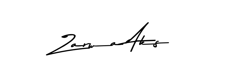 Zarwa Aks stylish signature style. Best Handwritten Sign (Asem Kandis PERSONAL USE) for my name. Handwritten Signature Collection Ideas for my name Zarwa Aks. Zarwa Aks signature style 9 images and pictures png