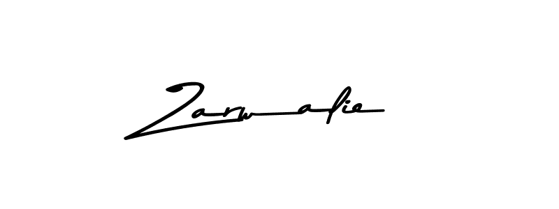 Make a beautiful signature design for name Zarwalie. Use this online signature maker to create a handwritten signature for free. Zarwalie signature style 9 images and pictures png