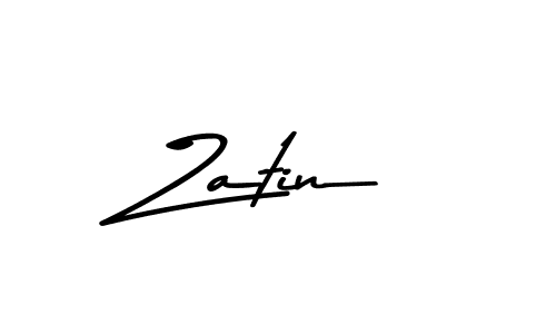How to make Zatin signature? Asem Kandis PERSONAL USE is a professional autograph style. Create handwritten signature for Zatin name. Zatin signature style 9 images and pictures png