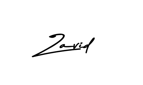 Make a beautiful signature design for name Zavid. With this signature (Asem Kandis PERSONAL USE) style, you can create a handwritten signature for free. Zavid signature style 9 images and pictures png
