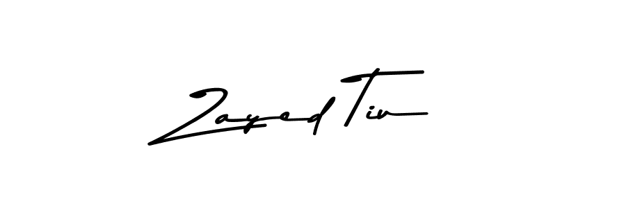 Zayed Tiu stylish signature style. Best Handwritten Sign (Asem Kandis PERSONAL USE) for my name. Handwritten Signature Collection Ideas for my name Zayed Tiu. Zayed Tiu signature style 9 images and pictures png