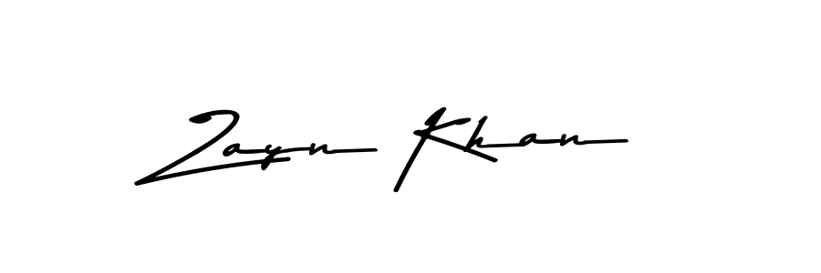 Create a beautiful signature design for name Zayn Khan. With this signature (Asem Kandis PERSONAL USE) fonts, you can make a handwritten signature for free. Zayn Khan signature style 9 images and pictures png