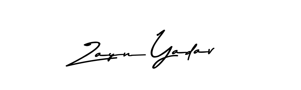 Use a signature maker to create a handwritten signature online. With this signature software, you can design (Asem Kandis PERSONAL USE) your own signature for name Zayn Yadav. Zayn Yadav signature style 9 images and pictures png