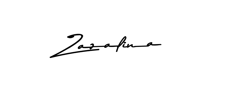 Make a beautiful signature design for name Zazalina. Use this online signature maker to create a handwritten signature for free. Zazalina signature style 9 images and pictures png