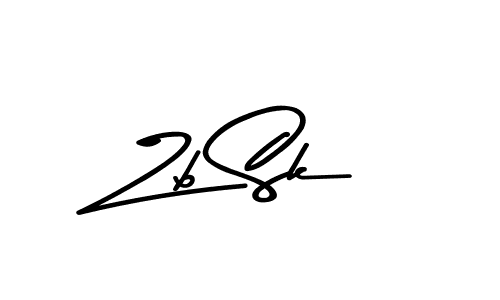 How to make Zb Sk signature? Asem Kandis PERSONAL USE is a professional autograph style. Create handwritten signature for Zb Sk name. Zb Sk signature style 9 images and pictures png