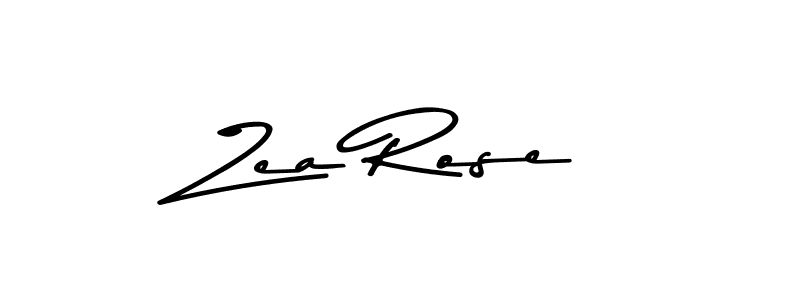 How to make Zea Rose name signature. Use Asem Kandis PERSONAL USE style for creating short signs online. This is the latest handwritten sign. Zea Rose signature style 9 images and pictures png