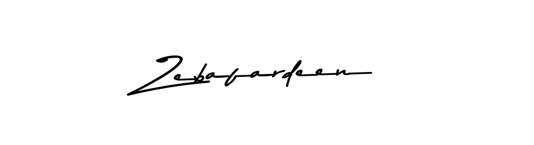 The best way (Asem Kandis PERSONAL USE) to make a short signature is to pick only two or three words in your name. The name Zebafardeen include a total of six letters. For converting this name. Zebafardeen signature style 9 images and pictures png