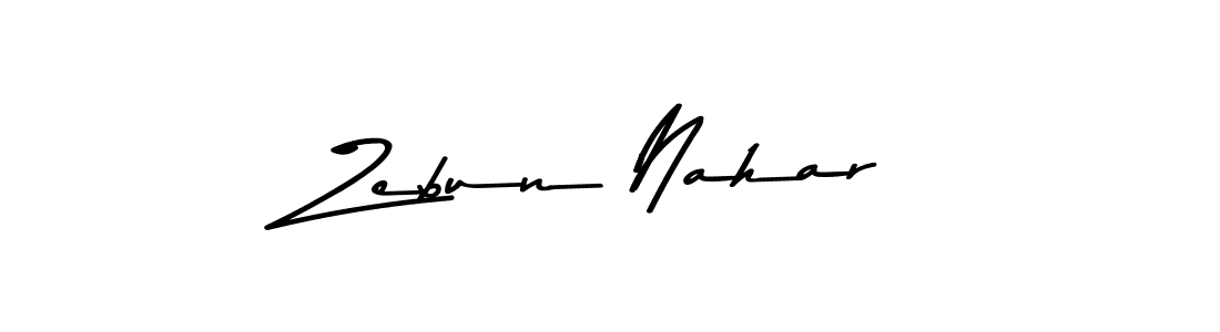 if you are searching for the best signature style for your name Zebun Nahar. so please give up your signature search. here we have designed multiple signature styles  using Asem Kandis PERSONAL USE. Zebun Nahar signature style 9 images and pictures png