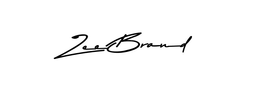 Create a beautiful signature design for name Zee Brand. With this signature (Asem Kandis PERSONAL USE) fonts, you can make a handwritten signature for free. Zee Brand signature style 9 images and pictures png