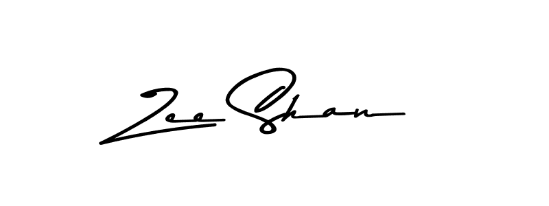 Design your own signature with our free online signature maker. With this signature software, you can create a handwritten (Asem Kandis PERSONAL USE) signature for name Zee Shan. Zee Shan signature style 9 images and pictures png