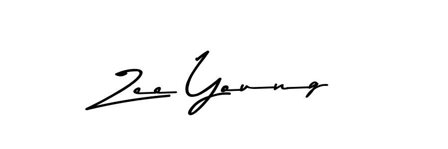 How to make Zee Young signature? Asem Kandis PERSONAL USE is a professional autograph style. Create handwritten signature for Zee Young name. Zee Young signature style 9 images and pictures png
