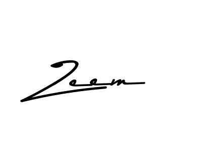 Zeem stylish signature style. Best Handwritten Sign (Asem Kandis PERSONAL USE) for my name. Handwritten Signature Collection Ideas for my name Zeem. Zeem signature style 9 images and pictures png