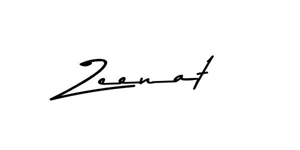 Also we have Zeenat name is the best signature style. Create professional handwritten signature collection using Asem Kandis PERSONAL USE autograph style. Zeenat signature style 9 images and pictures png